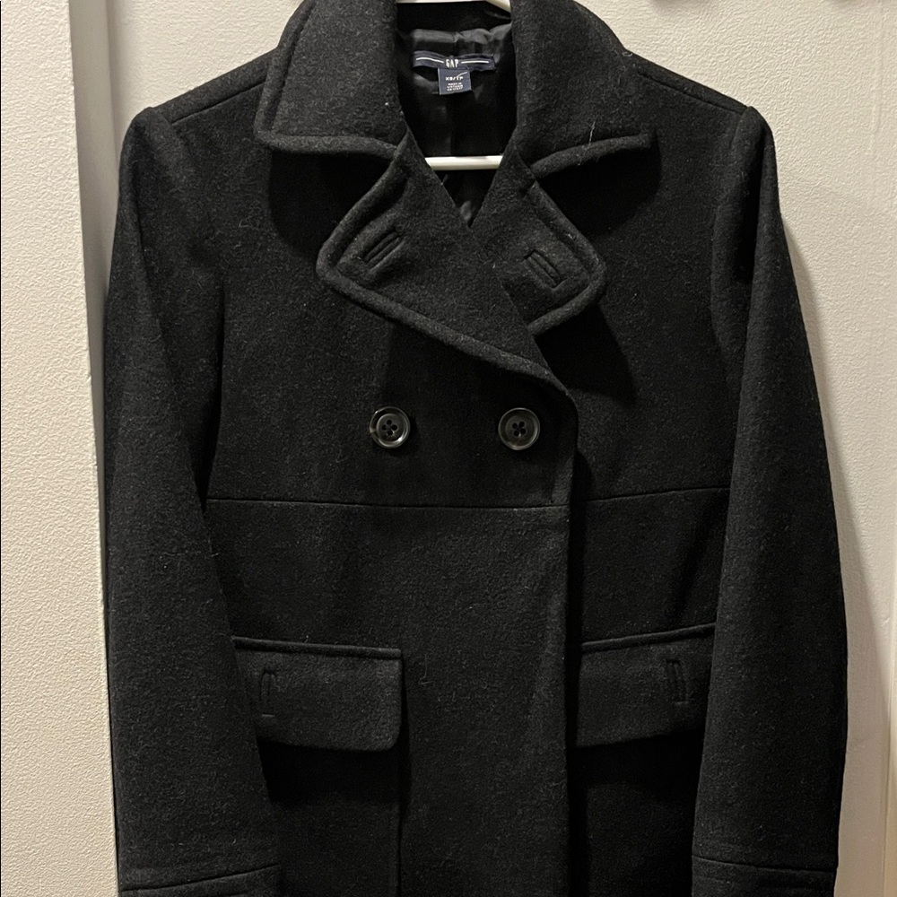 Women’s Black Gap Peacoat